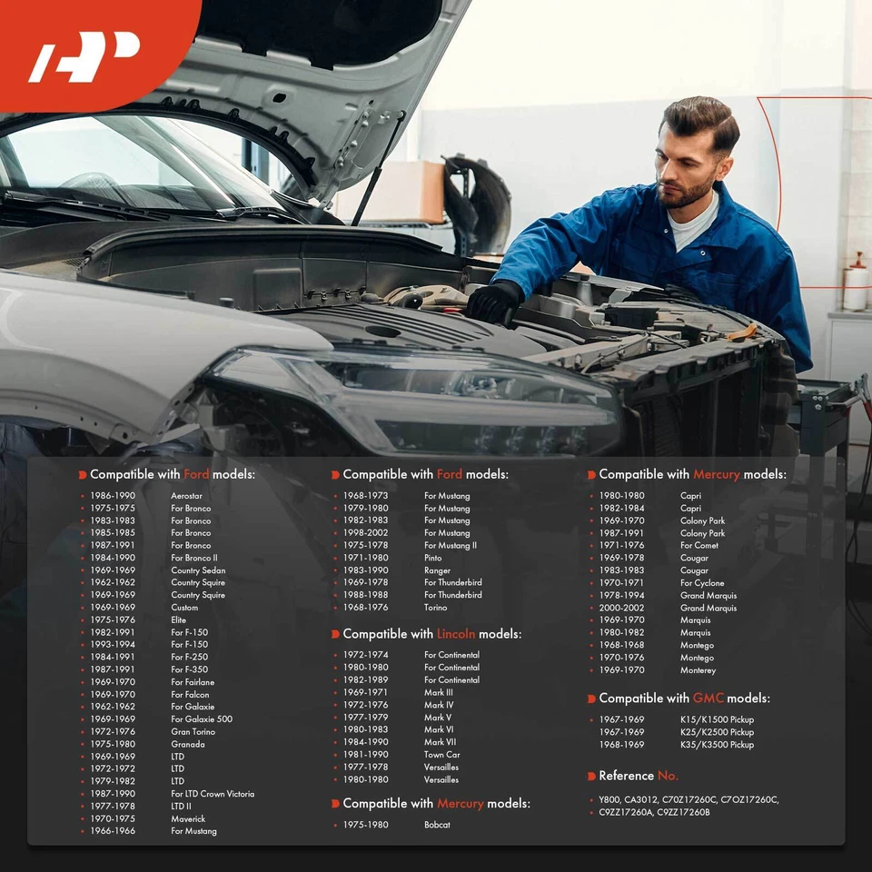 Cable velocímetro A-Premium 80 pulgadas para Lincoln Continental Town Car Mercury GMC Foto 2 de 4