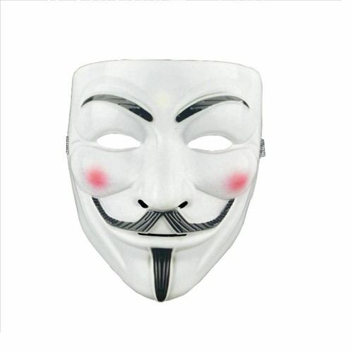 Maschere viso Halloween Anonymous Hacker V per Vendetta ragazzo fawkes - 4 colori - Foto 5 di 9