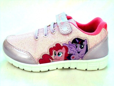 GIRLS SILVER GLITTER ELASTICATED SLIP ON WALKING PUMPS TRAINERS SHOES SIZE 6-12