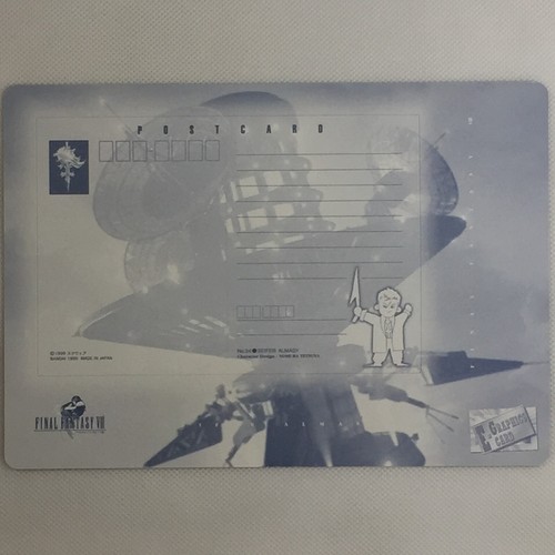 Final Fantasy VIII Jumbo Carddass No.4 Seifer Almasy Bandai 1999 Japan - Picture 2 of 2