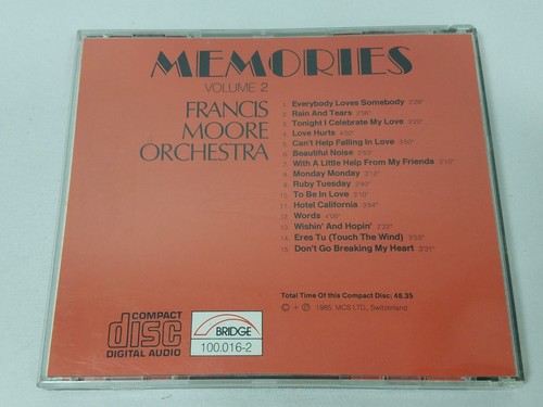 Memories Volume 2 Francis Moore Orchestra CD - Bild 2 von 4