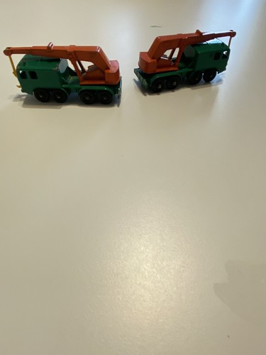 VTG LESNEY MATCHBOX 1-75 SERIES NO.30 8 WHEEL CRANE GREEN MADE IN ENGLAND - Picture 5 of 14
