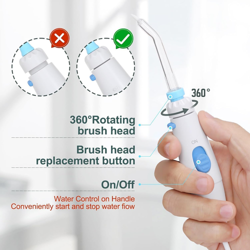 Water Flosser, Power Dental Water Flossers for Teeth & Braces Cleaning, Oral Irr - Picture 6 of 7