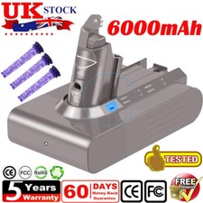 6Ah FOR DYSON V6 BATTERY ANIMAL DC58 DC61 DC62 DC74 SV03 965874 Absolute Filter