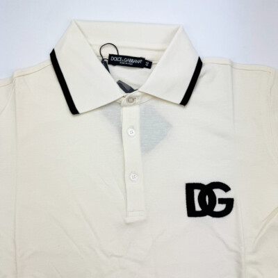 Dolce & Gabbana Men's Polo Shirt with Embroidered Logo | eBay