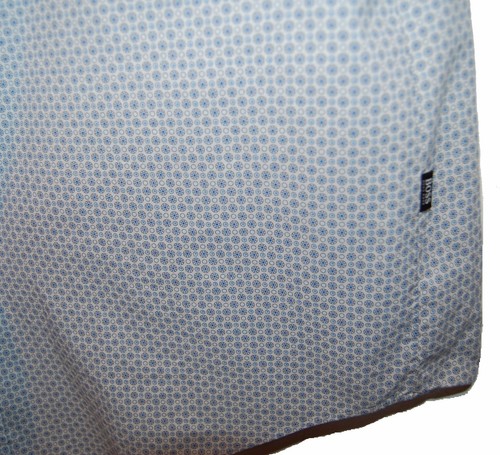 Hugo Boss Men's Blue Slim Fit Blouse Cotton Casual Shirt Size 2XL - Picture 3 of 7