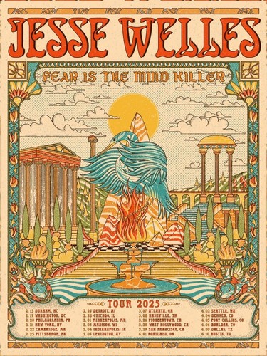 Poster Jesse Welles US 2025 Tour Poster, gift for fans - Picture 2 of 8