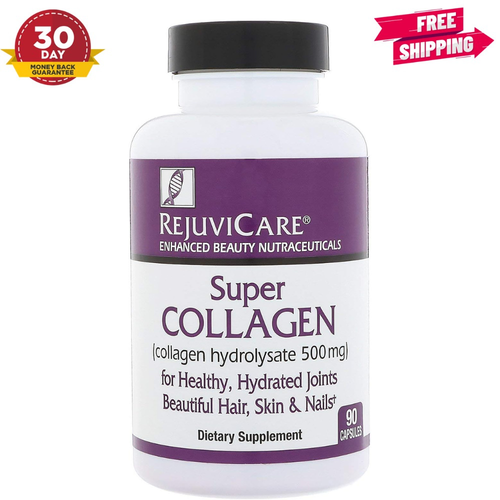 Rejuvicare Super Collagen Capsules For A Beautiful Hair Skin and Nails 90 Count