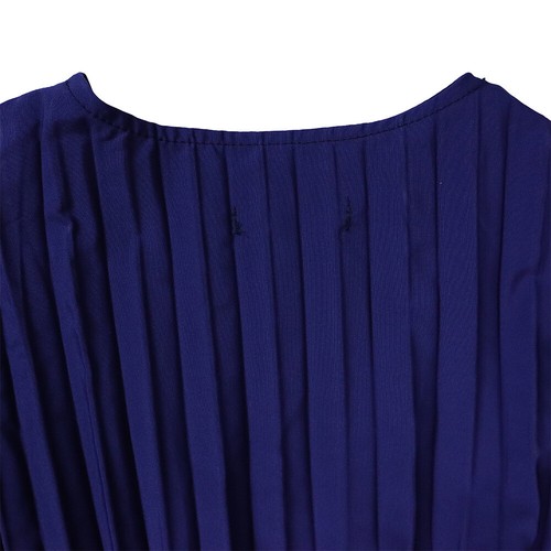 Maxi Vestido Para Mujer de Gasa Cintura Alta Plisado Cinturón Fiesta Cóctel Vestido Largo - Imagen 54 de 94