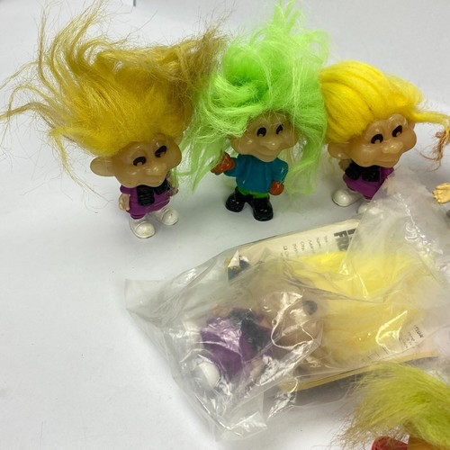 Trolls Años 90 Burger King Kids Club Lote De 11 Algunos Brillan En La Oscuridad De Colección - Imagen 2 de 12