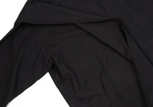 ISSEY MIYAKE Cotton Switching Design Blouse Size S-M(K-129125) - Picture 11 of 12