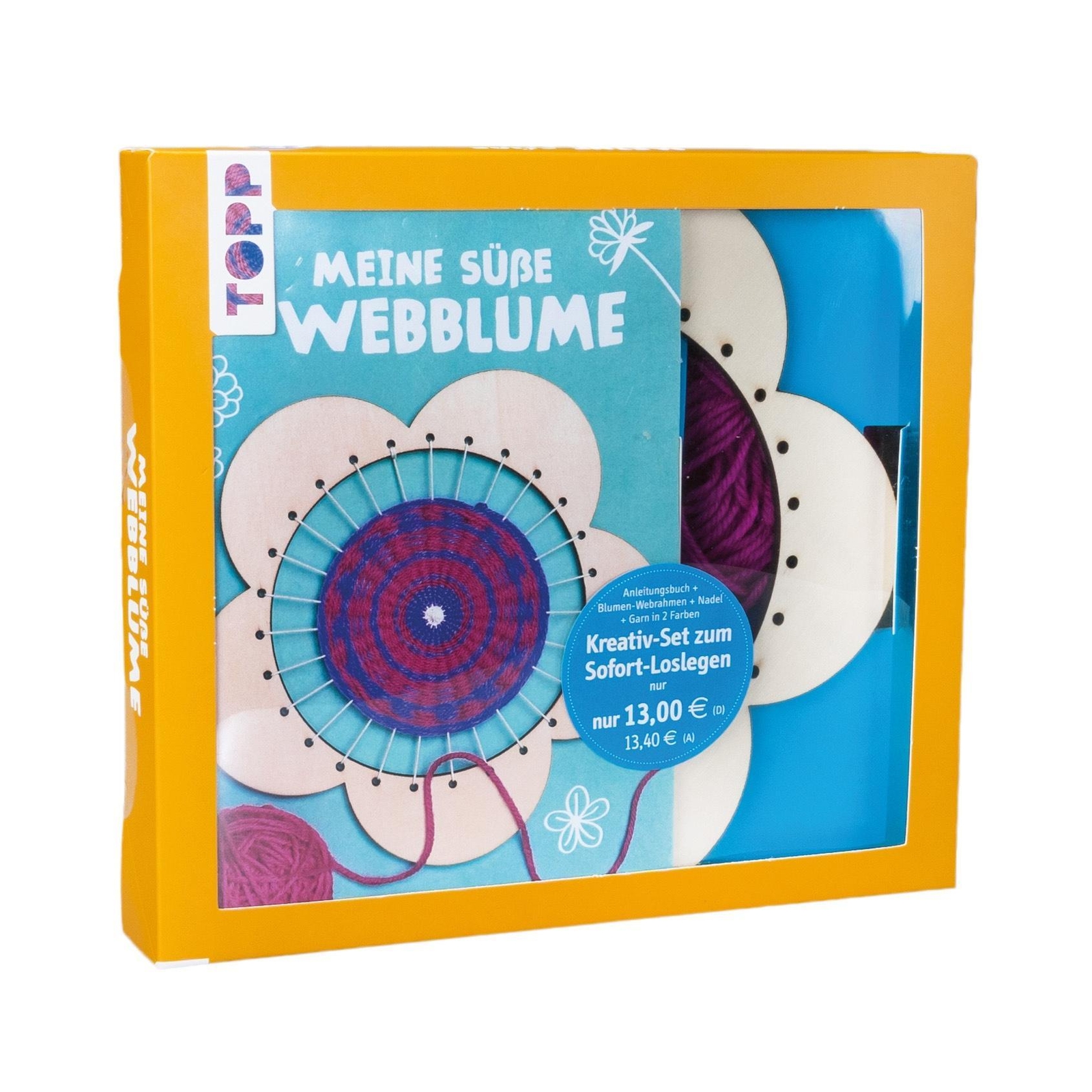 Thumbnail - Kreativ-set Meine Süße Webblume (buch + Material) Sabine Heintzen