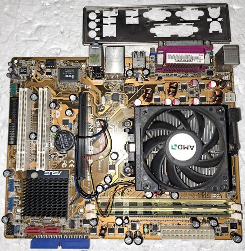 Scheda Madre Asus M2N-MX SE Plus con CPU AMD AM2 e Ram