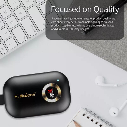 4K 2.4G TV Stick TV Streaming Mirascreen WiFi Display Dongle Wireless Receiver - Picture 9 of 19