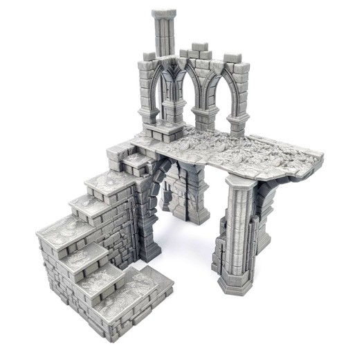 Fantasy Ruins for Medieval Village City 28-32mm Scale for DnD/Wargame/RPG Table - Picture 14 of 64