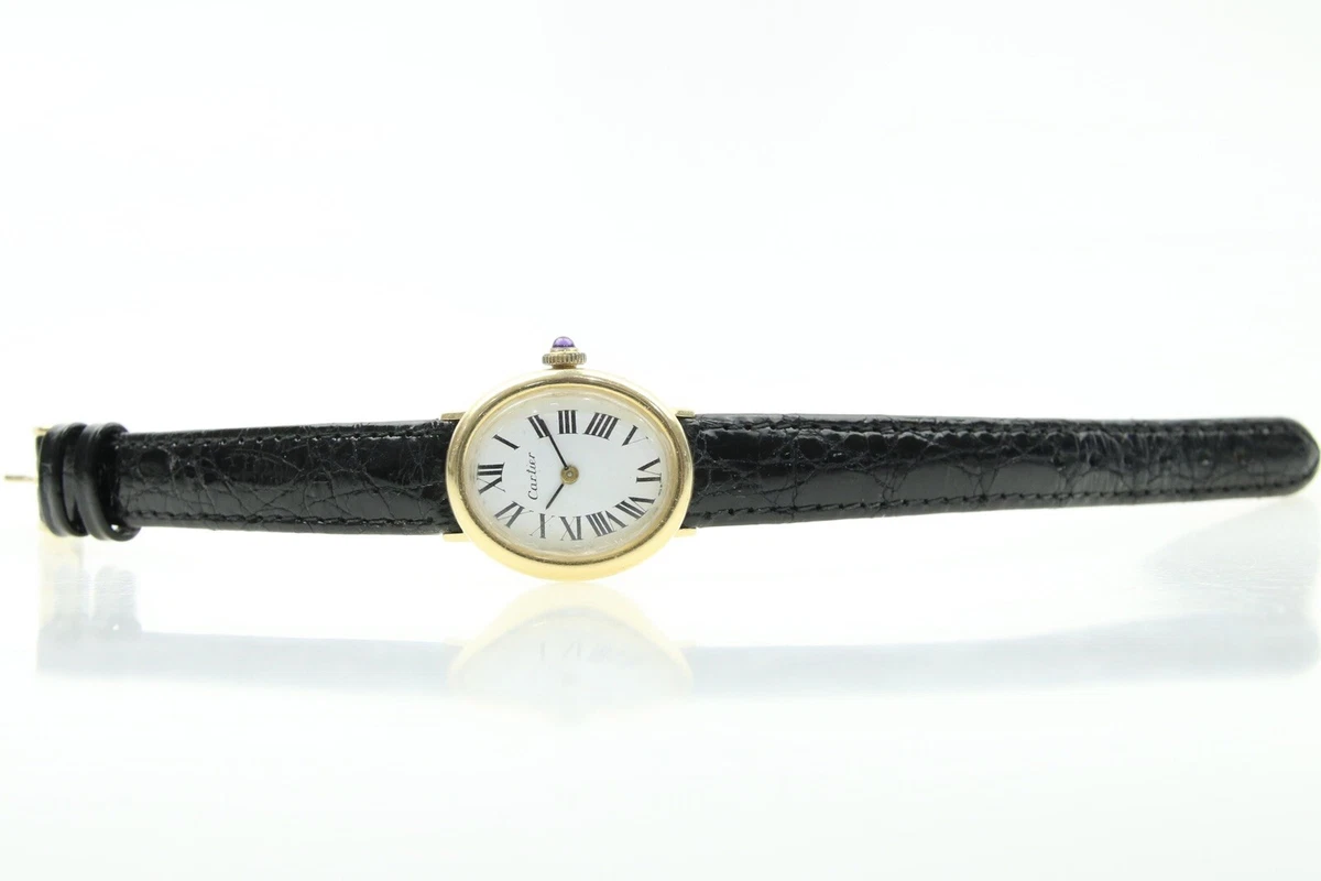 Vintage Cartier Baignoire 18ct Yellow Gold Ladies Manual Watch eBay