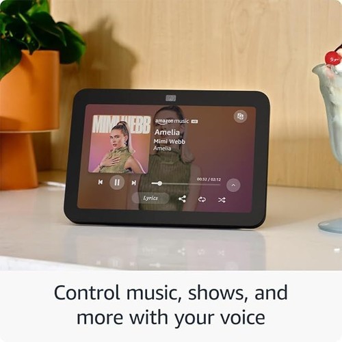 Echo Show 8 (3rd Gen) HD Smart Display w/Alexa Room-filling Spatial Audio - Picture 2 of 10