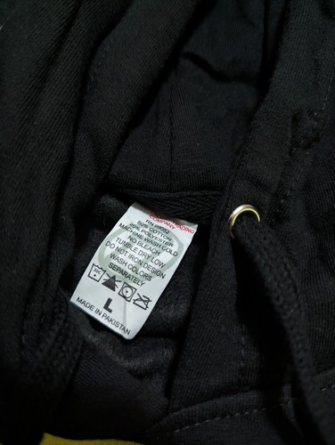 Miley Cyrus Happy Happie offizielles schwarzes Herren-Sweatshirt Größe Large L - Bild 5 von 5