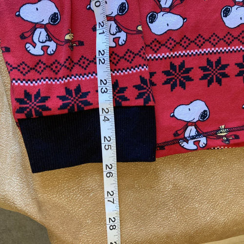 Peanuts Snoopy Pajama Shirt Womens Large Cozy Sleepwear SOFT - Picture 5 of 6