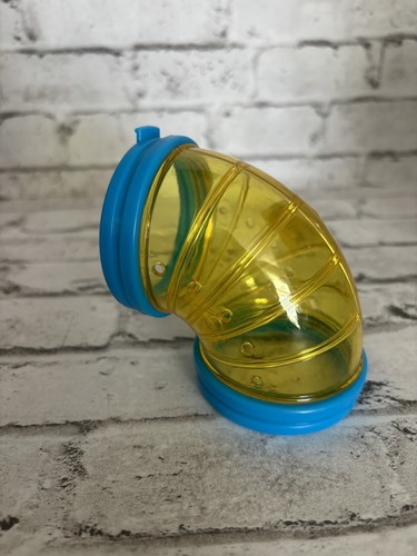 Tiny Tales gebogenes Transportrohr gelbe Hamster Rennmäuse Mäuse Neu mit Etikett - Bild 2 von 5