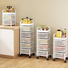 2/3/4/5/6 Tiers Shelf Storage Rack Kitchen Rotating Vegetable Rack Oval/Square