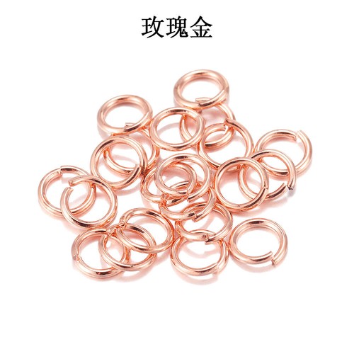 200pcs Multicolor Plated 3-9mm Jump Rings for Necklace Earrings Jewelry Making - Picture 18 of 19