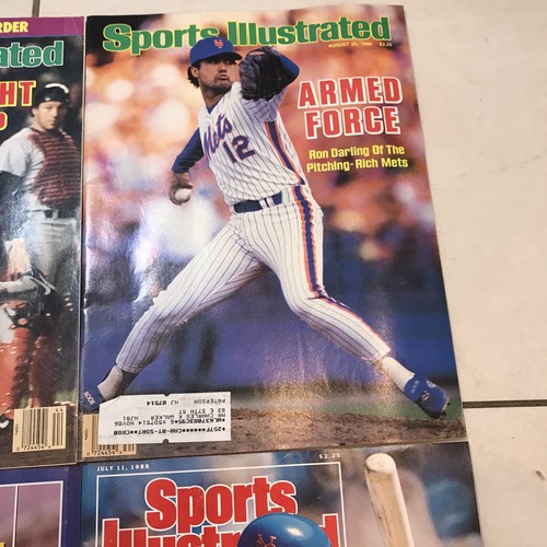 Vintage Lot 6 Sports Illustrated Magazines NY Baseball Mets Yankees 1986 87 88 91 - Bild 4 von 7