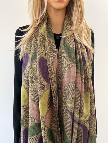 Large Pashmina Scarf Wedding Shawl Wrap Long Leopard Print Paisley Floral Animal - Picture 544 of 875
