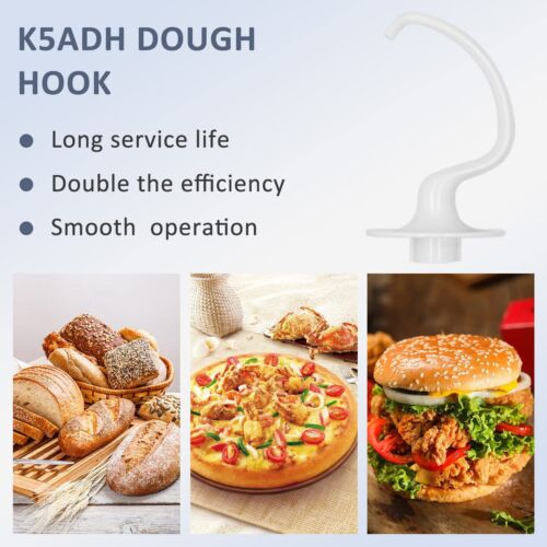 Kitchen Mixers Accessories 3-Piece Including K5AB Coated Flat Beater&K5ADH Do… image