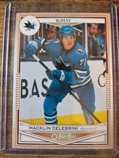 2024-25 Upper Deck Macklin Celebrini O-Pee-Chee Glossy Rookie RC #OPC-34 Sharks