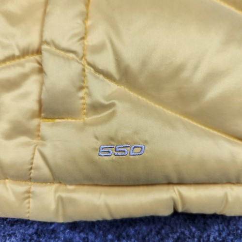 The North Face Puffer Vest Womens Medium Yellow 550 Goose Down Coat Parka Winter - Picture 2 of 10
