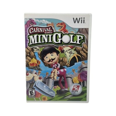 Carnival Games Mini-Golf Nintendo Wii CIB Complete In Box