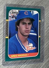 1987 DONRUSS ROOKIES #52 GREG MADDUX ROOKIE RC