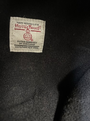 Damen Harris Tweed Baker Boy Cap Zeitungsjunge flache Mütze Fischgrätmuster kariert Größe MD - Bild 6 von 8