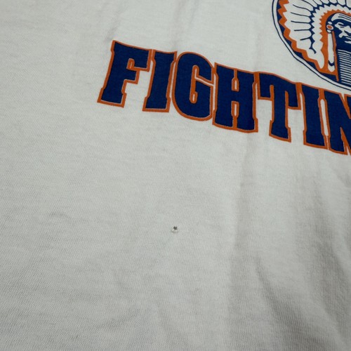 Camisa De Colección Illinois Fighting Illini Para Hombres XL NCAA Universidad Años 90 Defectos - Imagen 8 de 10