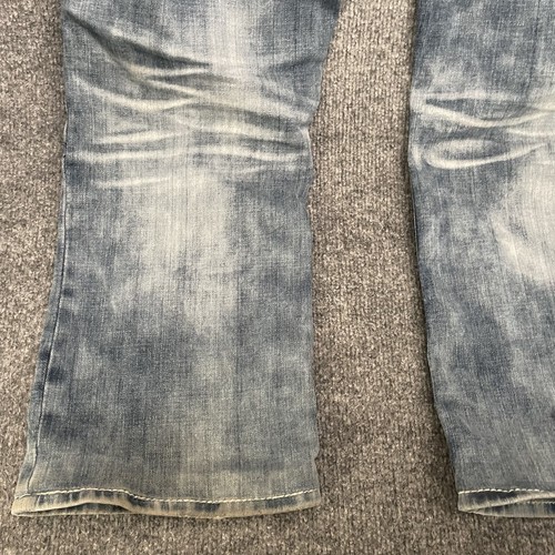 Salvage Mayhem Regular Bootcut Buckle Jeanshose Herren Gr. 38 Acid Wash - Bild 12 von 20