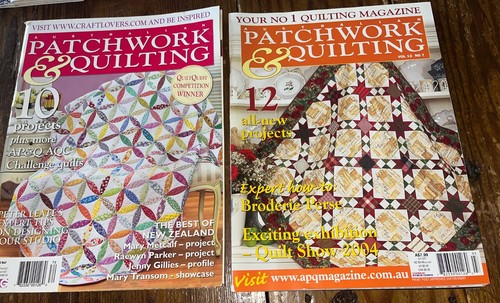 LOT OF 14 AUSTRALIAN PATCHWORK & QUILTING MAGAZINES, PATTERNS INTACT - Picture 5 of 9
