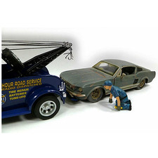American Diorama 23905 Modellino camionista rimorchio "Scott" scala 1:24