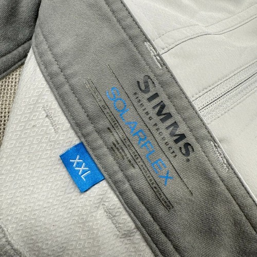 Simms Fishing Shorts men's 2XL Gray Solarflex Lightweight Tactical Performance - Picture 10 of 11