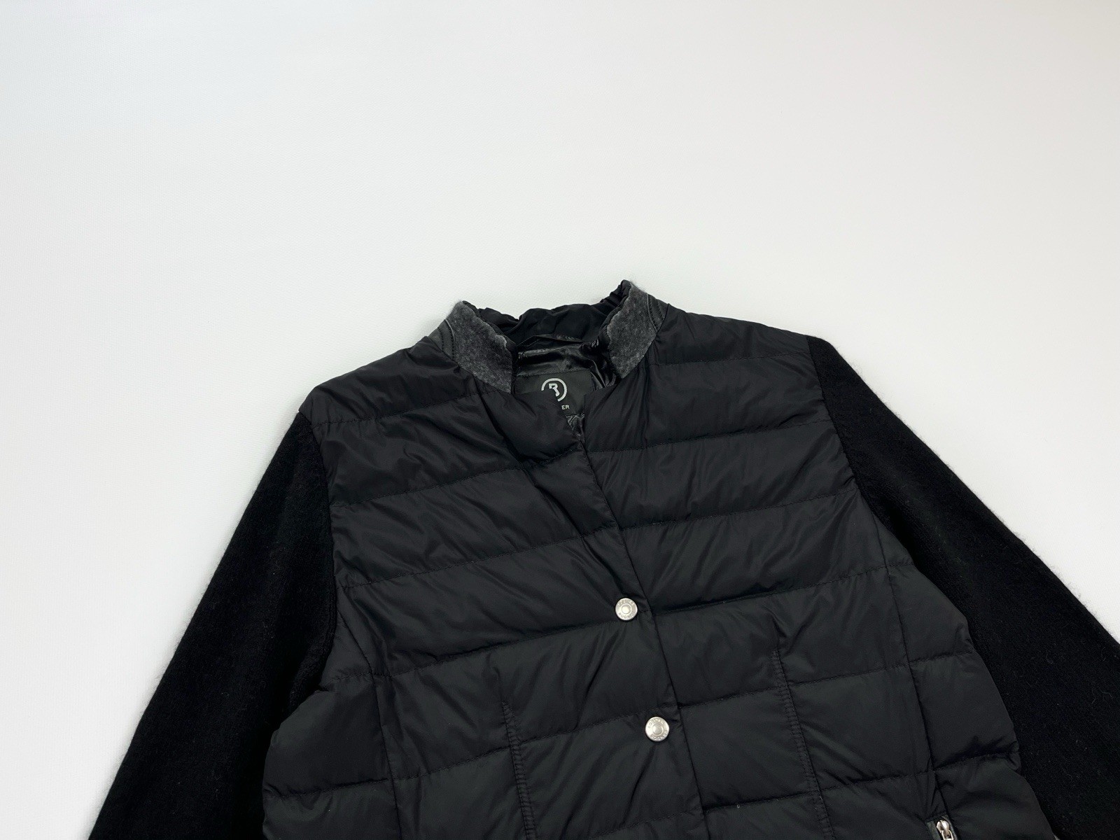 Bogner Lightweight Down Jacket With Wool Sleeves … - image 2