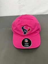New NFL Kids Houston Texans Pink Adjustable Cap Team Apparel One Size