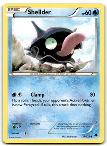 2016 XY - BREAKpoint Pokemon TCG Card #23 Shellder