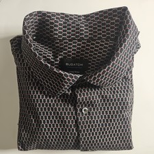 Bugatchi Men 3XL OoohCotton Shirt Multicolore...