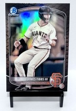 2025 Bowman Chrome James Tibbs III Reptilian Refractor #BCP-39 Giants Prospect