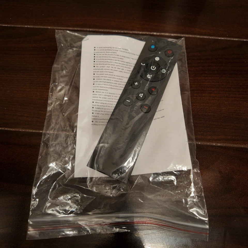 Combo Ventilador Calentador Torre Sin Aspas 1400W Calefacción 40W Refrigeración Oscilante Control Remoto Foto 4 de 4