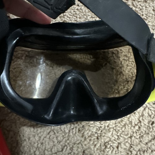 Vintage Aqua Tauchen Schnorchel & Polycarbonat Gläser Brille Kinder Jungen Wasser - Bild 4 von 14