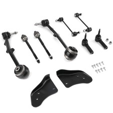 8x Suspension Kit Front Lower Control Arms Sway Bars For Ford Mustang 2015 - 19