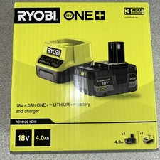 Ryobi RC18120-1C40-A 18V ONE+ Lithium+ 1 x 4.0Ah Battery & 2.0A Charger/ sealed 