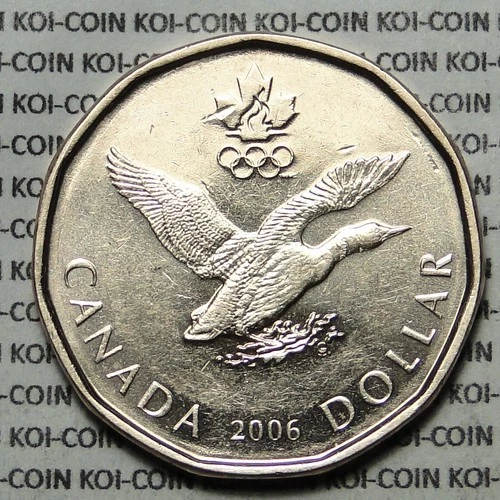 Photo of a 2006 Canada Loonie from an eBay listing that sold on Jul 17, 2026