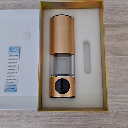 Hydrogen Rich Water Bottle Generator Gold Open Box *missing charger - Picture 14 of 14